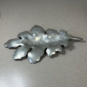 Silver Leaf Decorative Tray